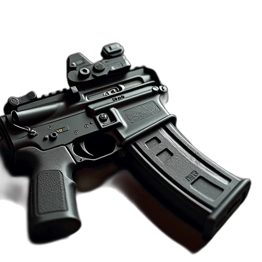 weapon, 3d render, photorealistic, 300 transparent PNG cut-out
