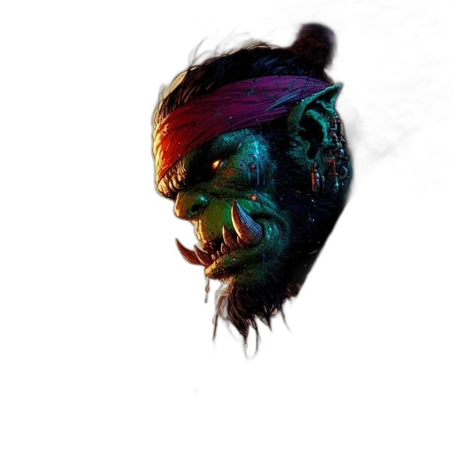 face, creature, mask, dragon, concept art, fantasy art, 3d render, photorealistic transparent PNG cut-out