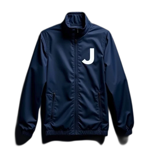 jacket, blue, navy, lightweight transparent PNG cut-out