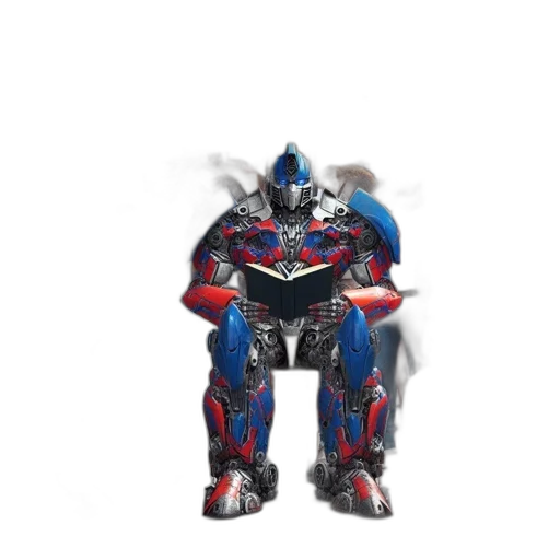 robot, weapon, mask, creature, 3d render, concept art, fantasy art, optimus transparent PNG cut-out