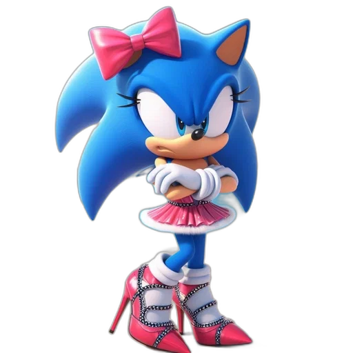 dress, animal, shoes, hat, 3d render, concept art, cartoon, anime transparent PNG cut-out