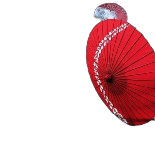 umbrella, hat, crown, flower, 3d render, concept art, photorealistic, red transparent PNG cut-out
