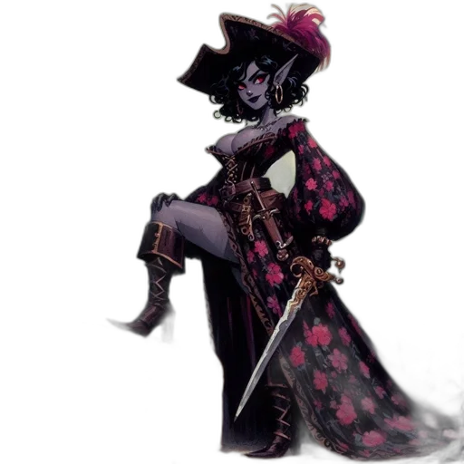 staff, hat, dress, mask, concept art, fantasy art, pixel art, comic book art transparent PNG cut-out