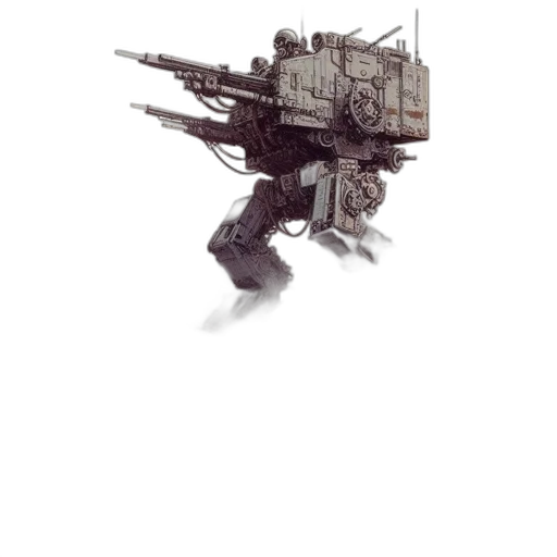 robot, weapon, creature, staff, concept art, 3d render, fantasy art, pixel art transparent PNG cut-out