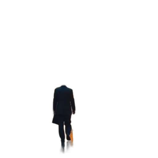 jacket, staff, umbrella, robot transparent PNG cut-out