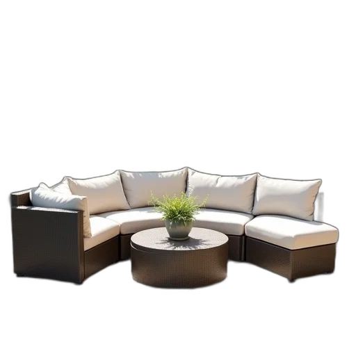 furniture, 3d render, photorealistic, earth tones, patio, clearance, specials, deals transparent PNG cut-out