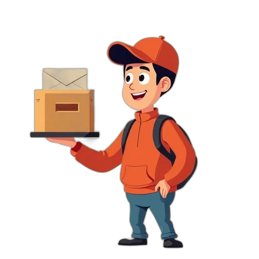 furniture, 3d render, cartoon, pixel art, security, box, character, holding transparent PNG cut-out