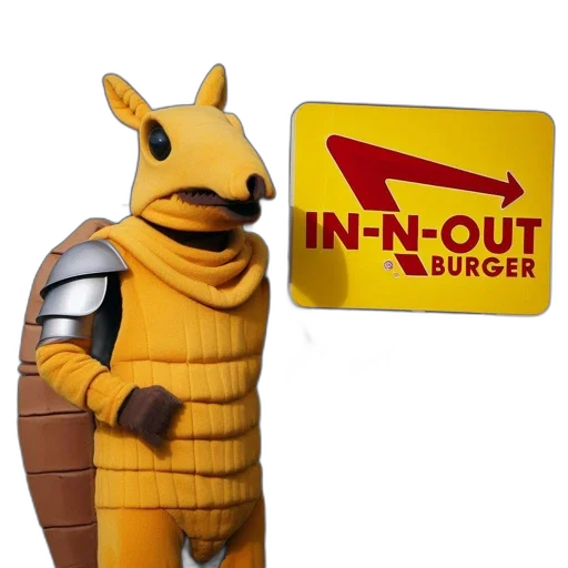 food, robot, animal, creature, 3d render, concept art, pixel art, individual transparent PNG cut-out