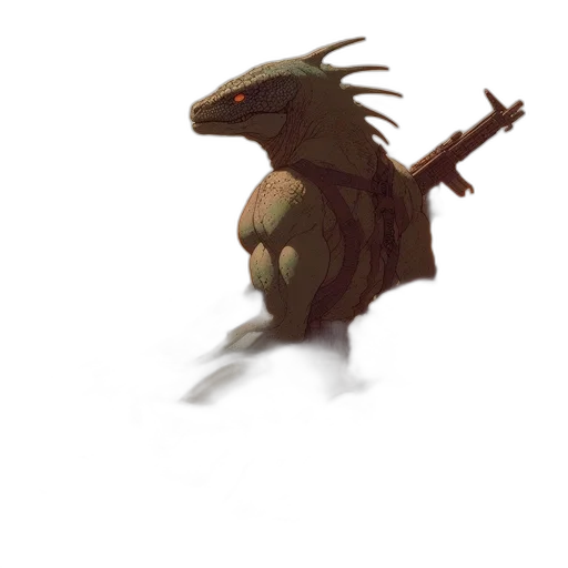 dragon, creature, animal, weapon, concept art, fantasy art, 3d render, watercolor transparent PNG cut-out