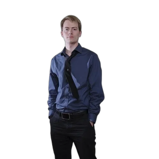 staff, jacket, dress, face, 3d render, photorealistic, concept art, man transparent PNG cut-out