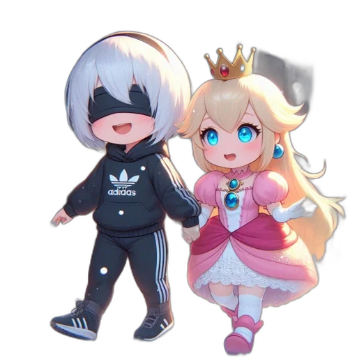 crown, pixel art, 3d render, concept art, anime, monochrome, dark, pastel transparent PNG cut-out