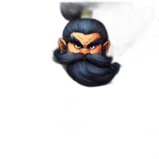 mask, staff, face, dragon, concept art, pixel art, fantasy art, anime transparent PNG cut-out
