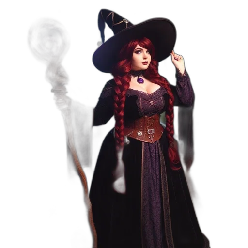 staff, dress, fantasy art, concept art, pixel art, 3d render, fire, dark transparent PNG cut-out