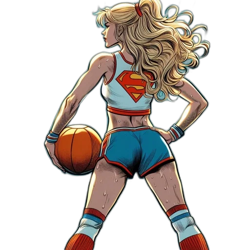 comic book art, concept art, cartoon, fantasy art, female, character, blonde, hair transparent PNG cut-out