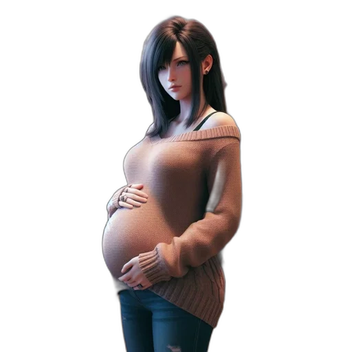 creature, 3d render, concept art, photorealistic, fantasy art, animated, female, character transparent PNG cut-out
