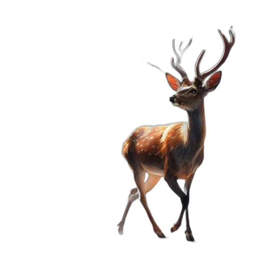 animal, creature, crown, staff, concept art, 3d render, photorealistic, fantasy art transparent PNG cut-out