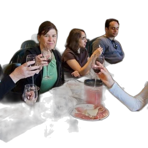 staff, bottle, shoes, food, fire, group, people, enjoying transparent PNG cut-out