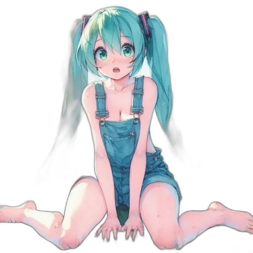 dress, robot, creature, weapon, anime, pixel art, concept art, 3d render transparent PNG cut-out