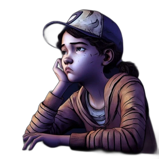 hat, face, concept art, photorealistic, pixel art, comic book art, neon lights, animated transparent PNG cut-out