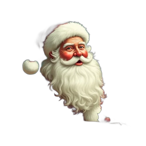 concept art, 3d render, pixel art, photorealistic, vintage-style, christmas, card, featuring transparent PNG cut-out