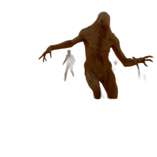 creature, animal, staff, mask, concept art, 3d render, pixel art, photorealistic transparent PNG cut-out