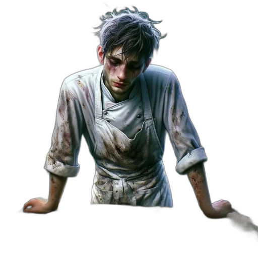staff, creature, face, weapon, concept art, photorealistic, fantasy art, pixel art transparent PNG cut-out