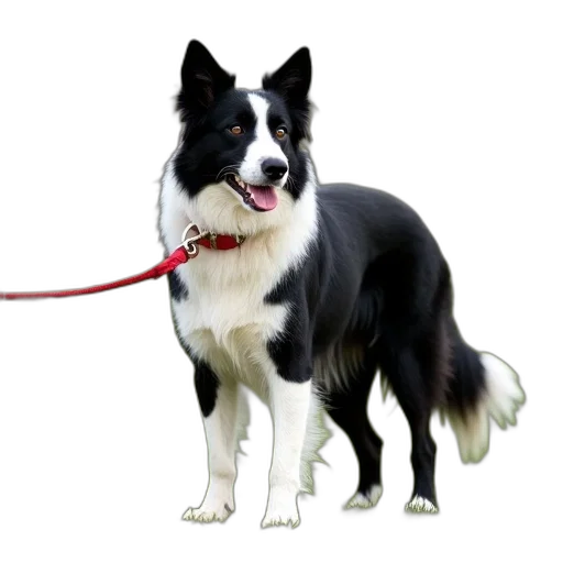staff, animal, creature, photorealistic, 3d render, black, white, border transparent PNG cut-out