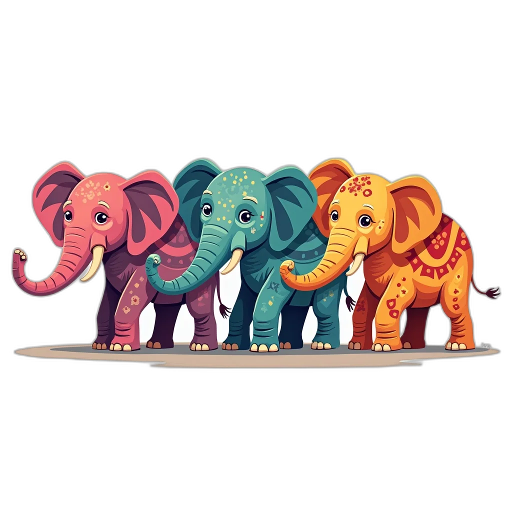 animal, concept art, 3d render, pixel art, fantasy art, colorful, neon, pastel transparent PNG cut-out