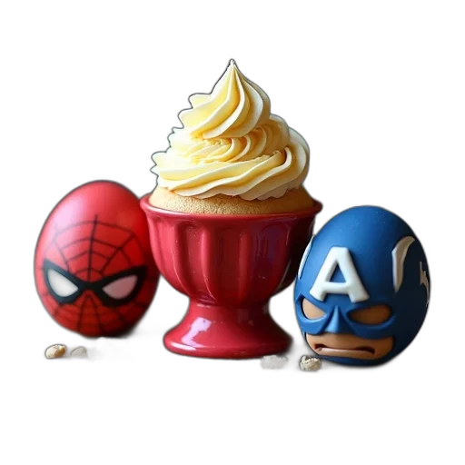 food, 3d render, comic book art, concept art transparent PNG cut-out