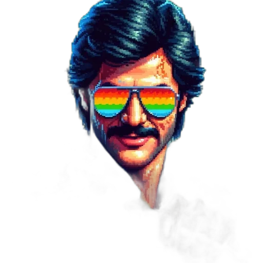 face, pixel art, cartoon, comic book art, concept art, colorful, individual, wearing transparent PNG cut-out