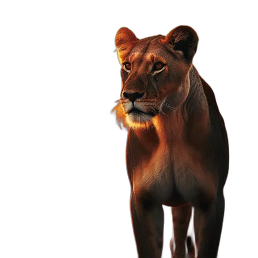 animal, staff, crown, creature, 3d render, concept art, photorealistic, fantasy art transparent PNG cut-out