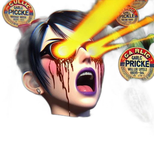 face, weapon, mask, food, comic book art, anime, concept art, cartoon transparent PNG cut-out
