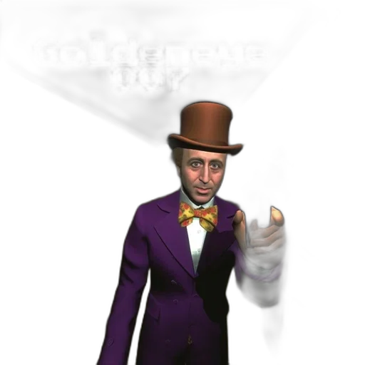 hat, staff, concept art, 3d render, cartoon, photorealistic, digital, rendering transparent PNG cut-out