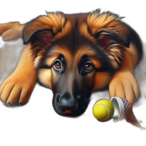 animal, staff, photorealistic, oil painting, pixel art, concept art, german, shepherd transparent PNG cut-out