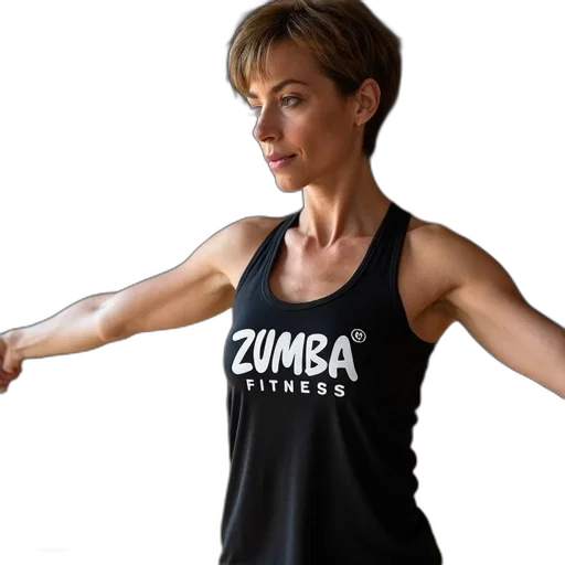 woman, short, hair, performing, dance, move, studio, wearing transparent PNG cut-out