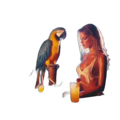 jewelry, animal, concept art, pixel art, oil painting, photorealistic, fire, sunset transparent PNG cut-out
