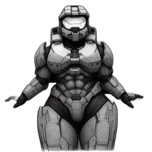 robot, concept art, 3d render, pixel art, comic book art, monochrome, illustration, presents transparent PNG cut-out