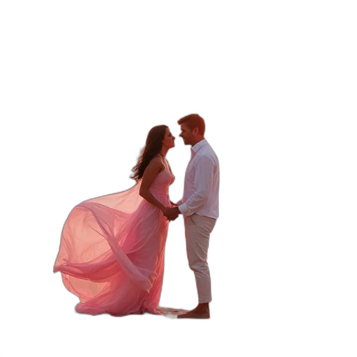 dress, umbrella, shoes, jewelry transparent PNG cut-out