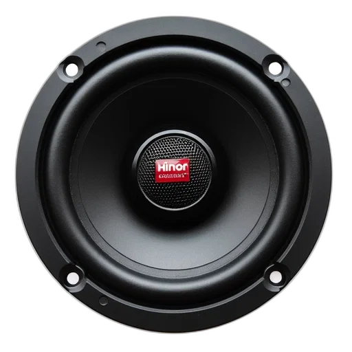 black, car, audio, speaker, brand, name, hinor, model transparent PNG cut-out