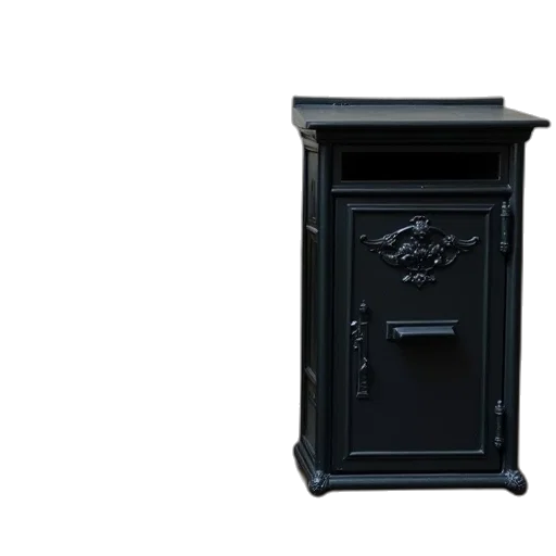 furniture, 3d render, photorealistic, dark transparent PNG cut-out