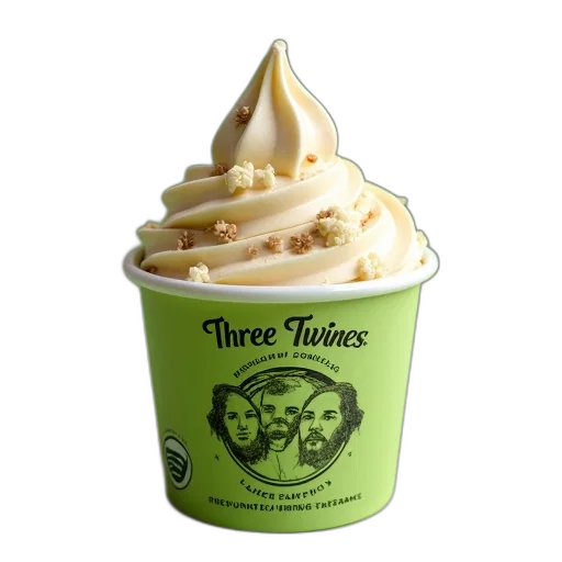 food, close-up, image, green, ice, cream, container, lid transparent PNG cut-out