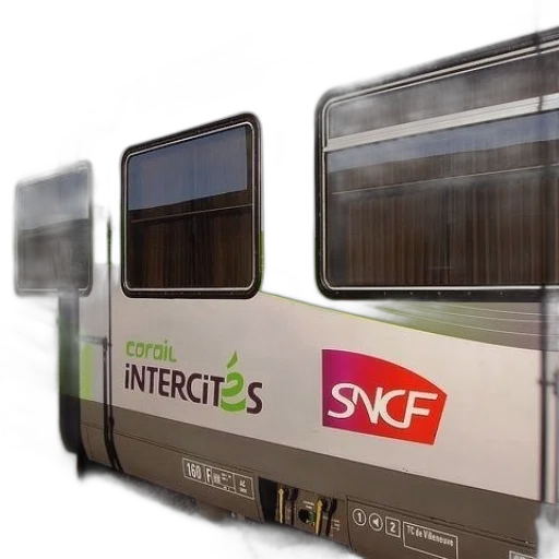 3d render, concept art, train, word transparent PNG cut-out