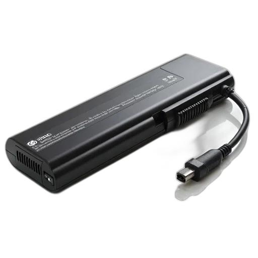 weapon, black, laptop, battery, label, showing, 5ah, 120w transparent PNG cut-out