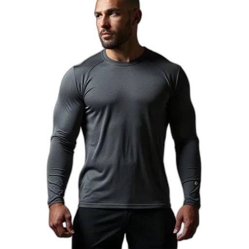 jacket, men, performance, long transparent PNG cut-out