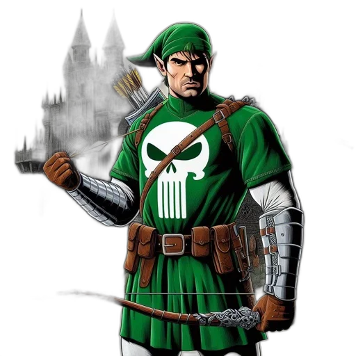 sword, staff, weapon, comic book art, fantasy art, concept art, pixel art, green transparent PNG cut-out