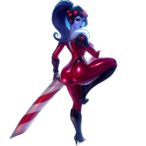 staff, weapon, sword, robot, concept art, fantasy art, 3d render, pixel art transparent PNG cut-out