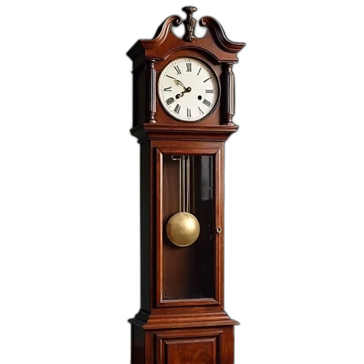 furniture, staff, jewelry, 3d render, photorealistic, grandfather, clock, pendulum transparent PNG cut-out