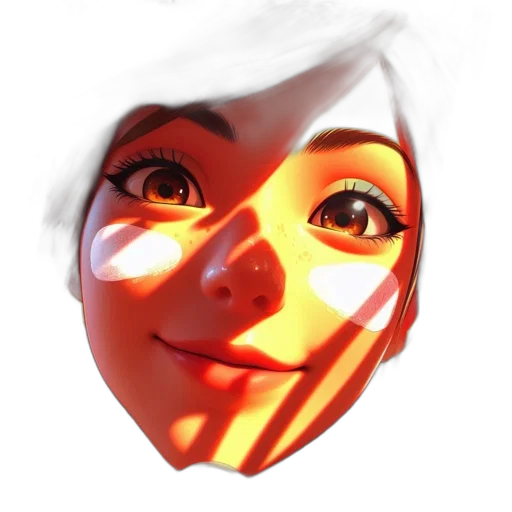 mask, face, robot, creature, 3d render, photorealistic, concept art, anime transparent PNG cut-out