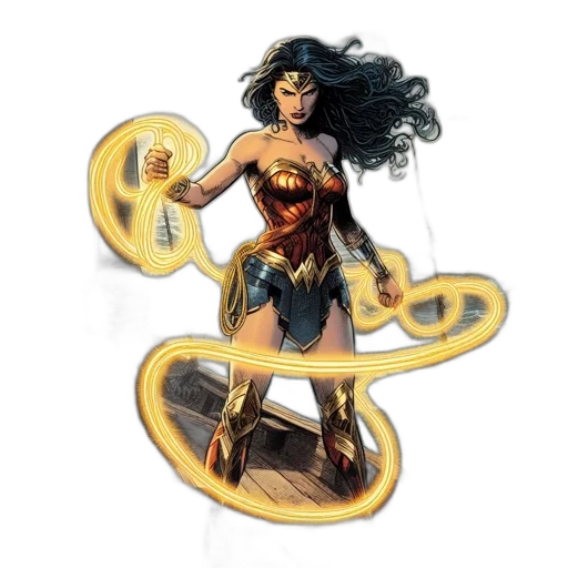 jewelry, comic book art, concept art, fantasy art, cartoon, woman, portrayed, superheroine transparent PNG cut-out