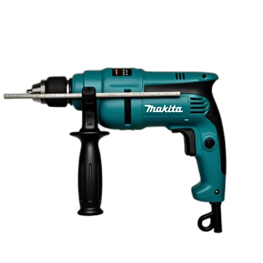 weapon, staff, teal, makita, power, drill, black, grip transparent PNG cut-out